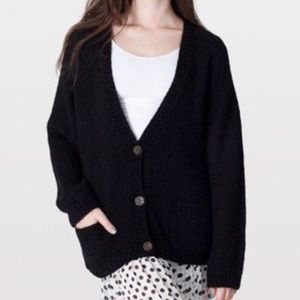 American Apparel mohair crop sweater